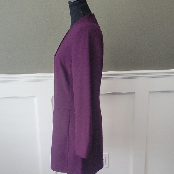 Calvin Klein Deep Purple Women's Blazer - Picture 3 of 6